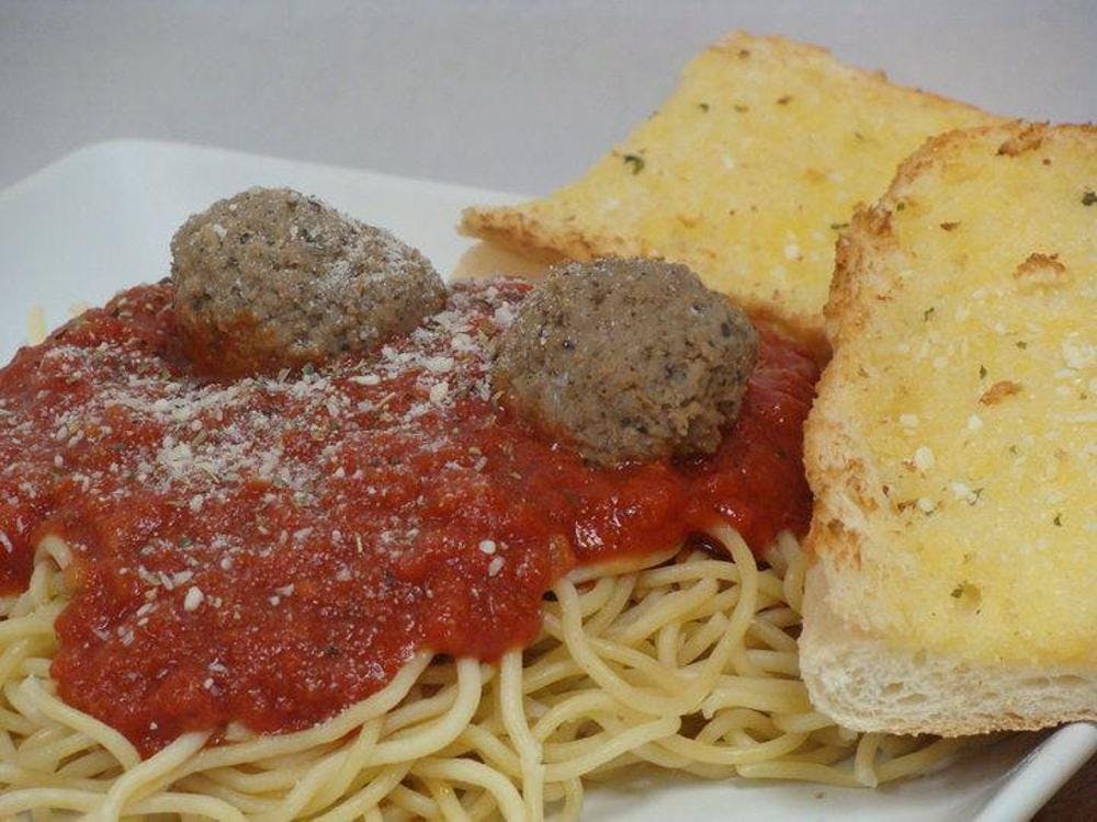 Order Spaghetti with Meatballs - Pasta food online from Marcello Pizza store, Riverside on bringmethat.com