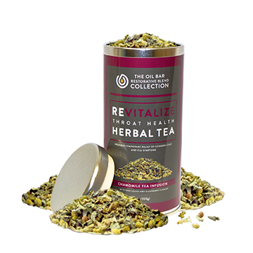Order Revitalize Throat Health Chamomile Tea Infusiton food online from The Oil Bar store, Atlanta on bringmethat.com