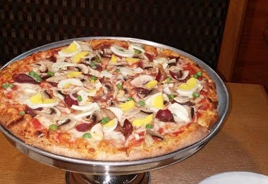 Order Capricciosa Pizza - Small 12'' food online from NY-NY Pizza store, Hartford on bringmethat.com