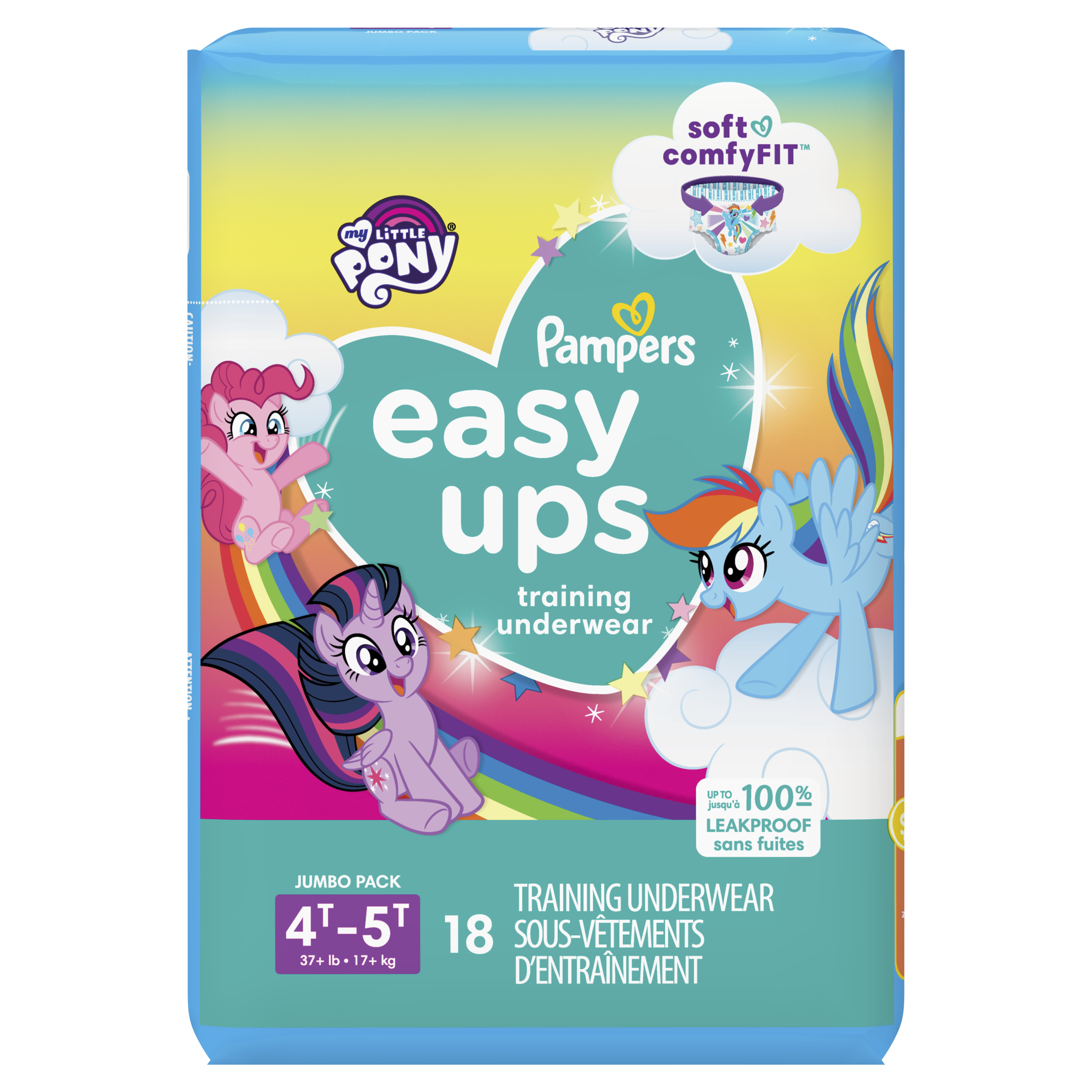 Order Pampers Easy Ups Training Underwear for Girls - Size 6, 4T-5T, 18 ct food online from Rite Aid store, MILLER PLACE on bringmethat.com