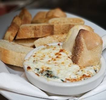 Order Spinach & Artichoke Dip food online from One World Cafe store, PEORIA on bringmethat.com