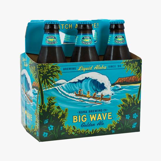 Order Kona Big Wave 6 Pack food online from Goodie Liquor And Wine store, Santa Monica on bringmethat.com