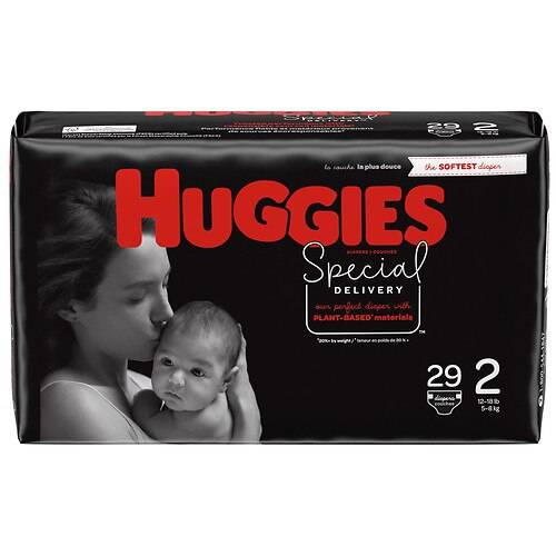 Order Huggies Hypoallergenic Baby Diapers Fragrance Free, Size 2 - 29.0 EA food online from Walgreens store, Birmingham on bringmethat.com