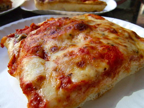 Order Sicilian White Pizza Slice food online from Little italy pizza (92nd) store, New York on bringmethat.com