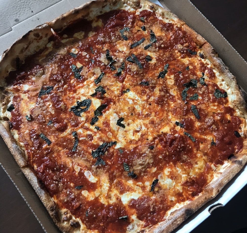 Order Margherita Pizza - Personal food online from Salerno's Pizzeria store, Hazlet on bringmethat.com