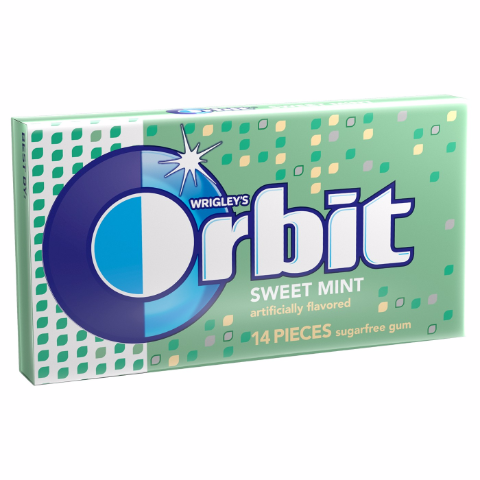 Order Orbit Sweetmint Gum 5 Count food online from 7-Eleven store, Center Moriches on bringmethat.com