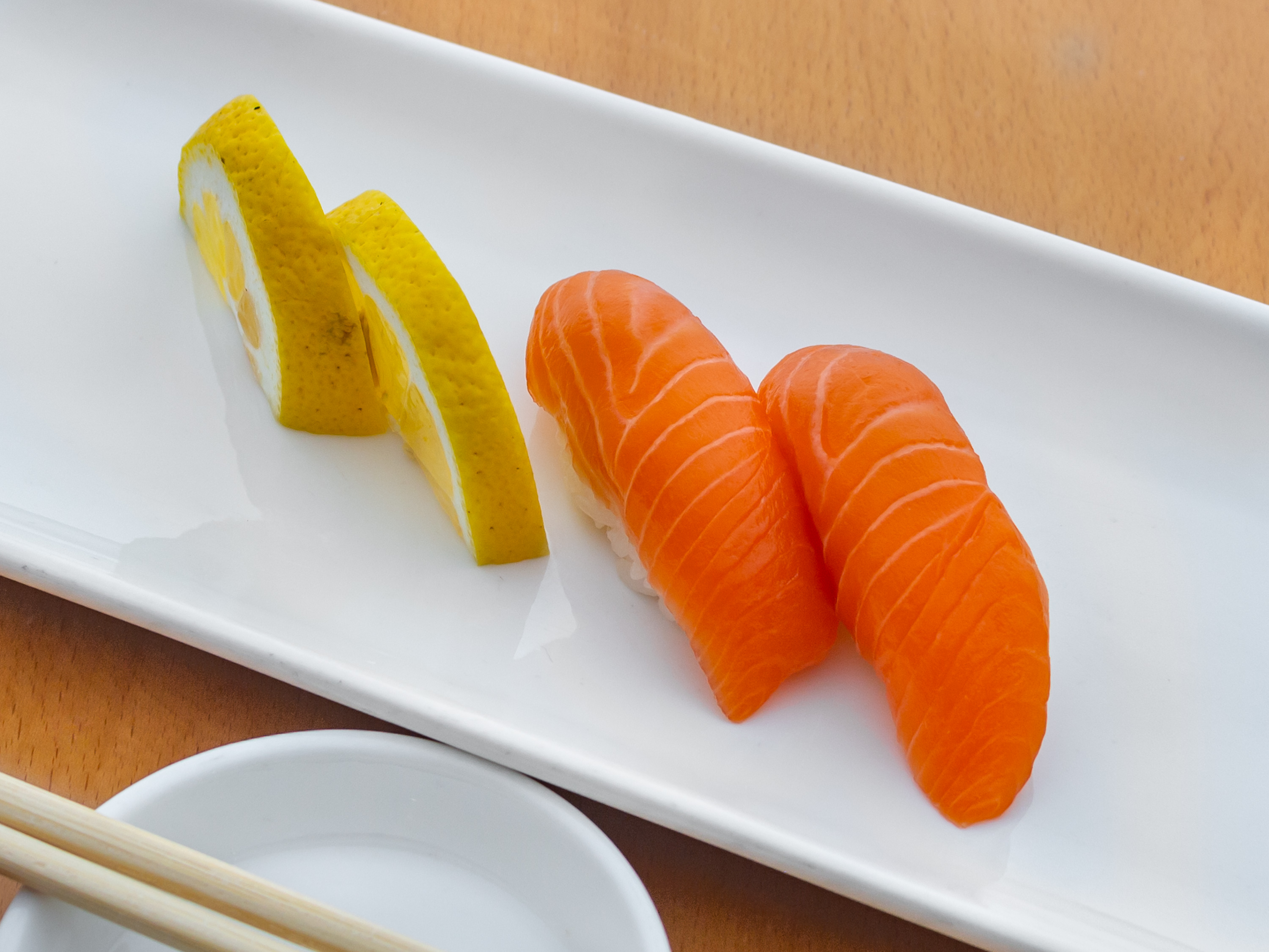 Order Salmon Sushi  food online from Sushi Metsuyan store, Teaneck on bringmethat.com