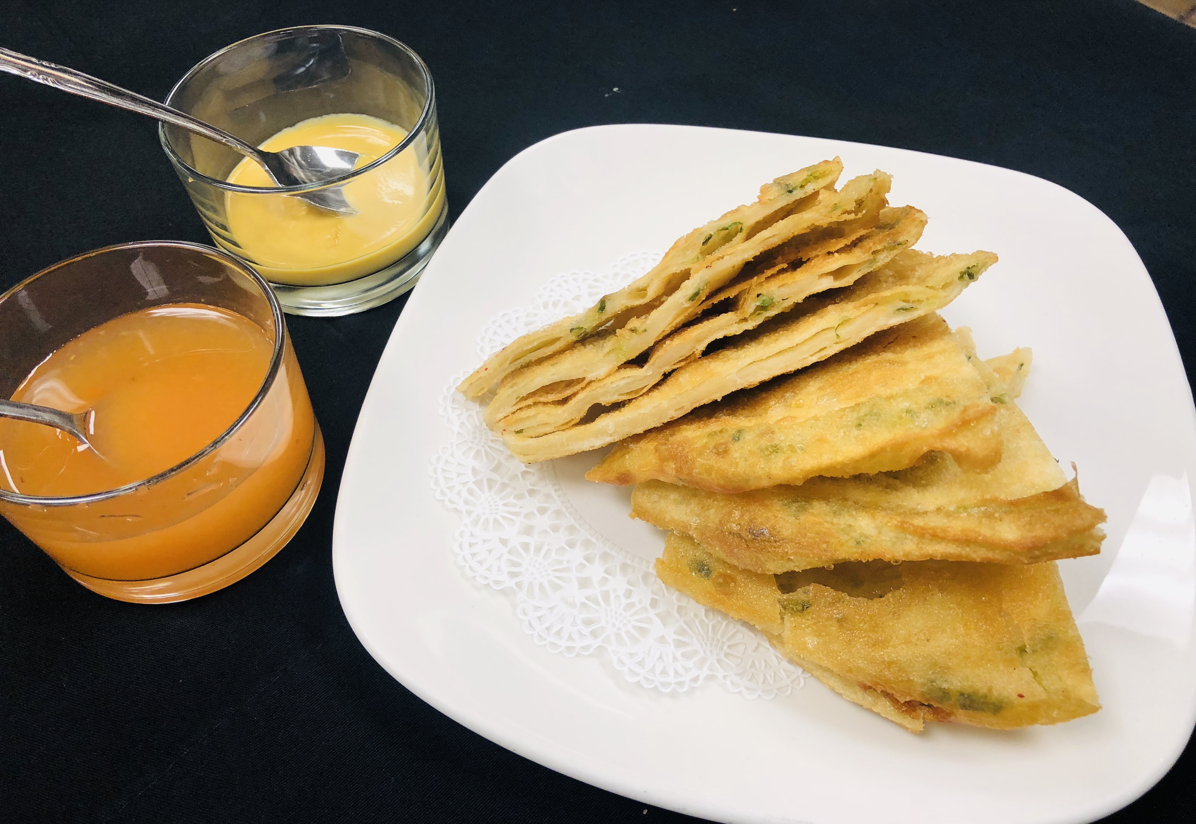 Order Scallion Pancake food online from Feng Shui Kitchen store, Waltham on bringmethat.com