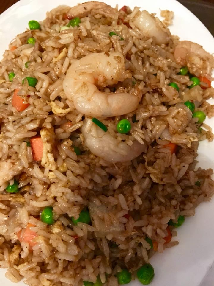 Order 115. Shrimp Fried Rice food online from Happy Chen Asian Cuisine store, Carlisle on bringmethat.com
