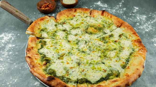 Order Bianco Verde - 14" food online from Patxi's Pizza store, Seattle on bringmethat.com