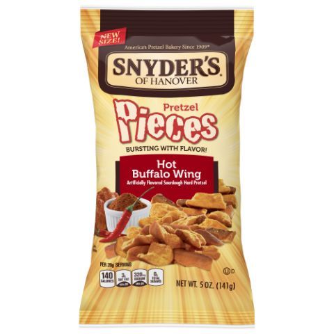 Order Snyder's Pretzel Pieces Hot Buffalo Wing 5oz food online from 7-Eleven store, Watertown on bringmethat.com