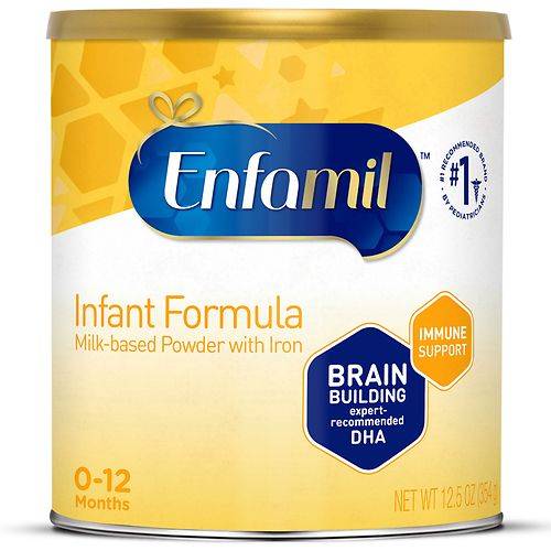 Order Enfamil Infant Formula Milk-Based with Iron Powder Makes 90 Ounces - 12.5 oz food online from Walgreens store, Greeley on bringmethat.com