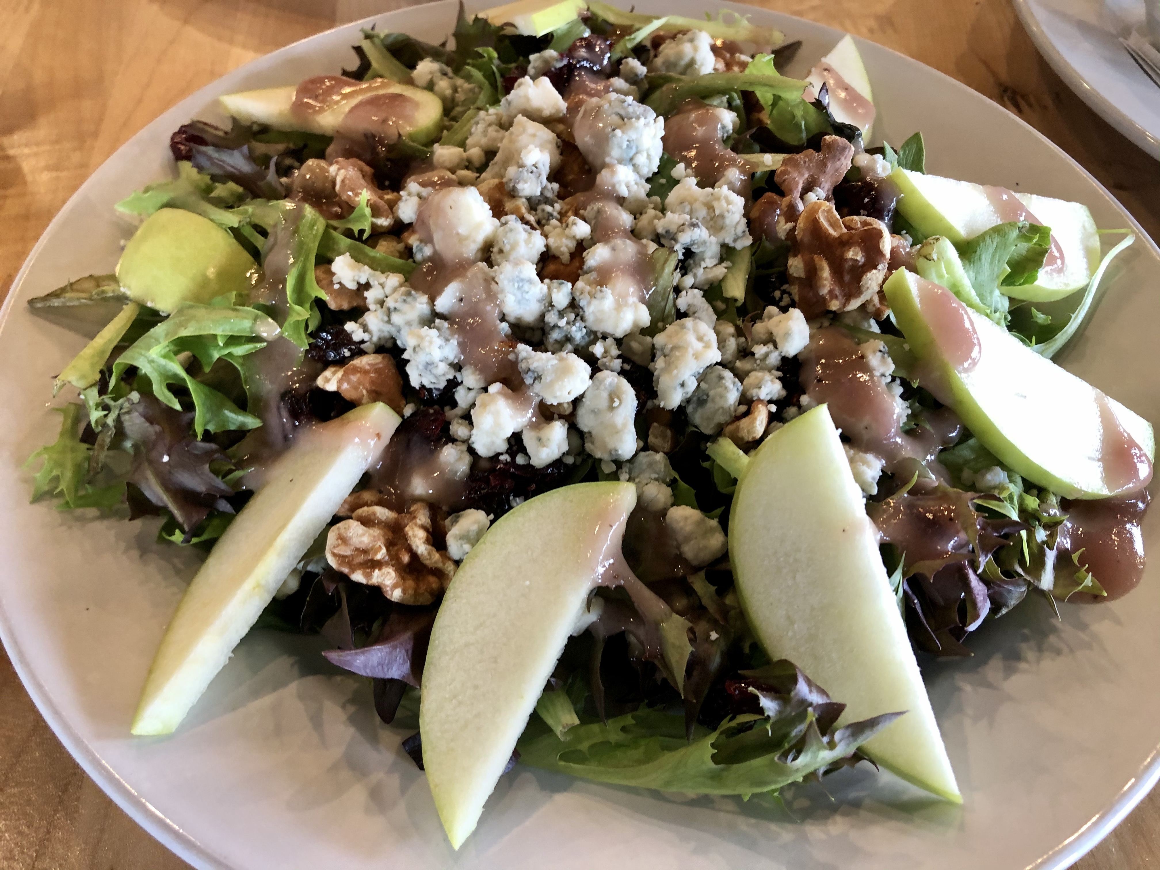 Order Apple and Blue Cheese Salad food online from Austin Terrier store, Austin on bringmethat.com