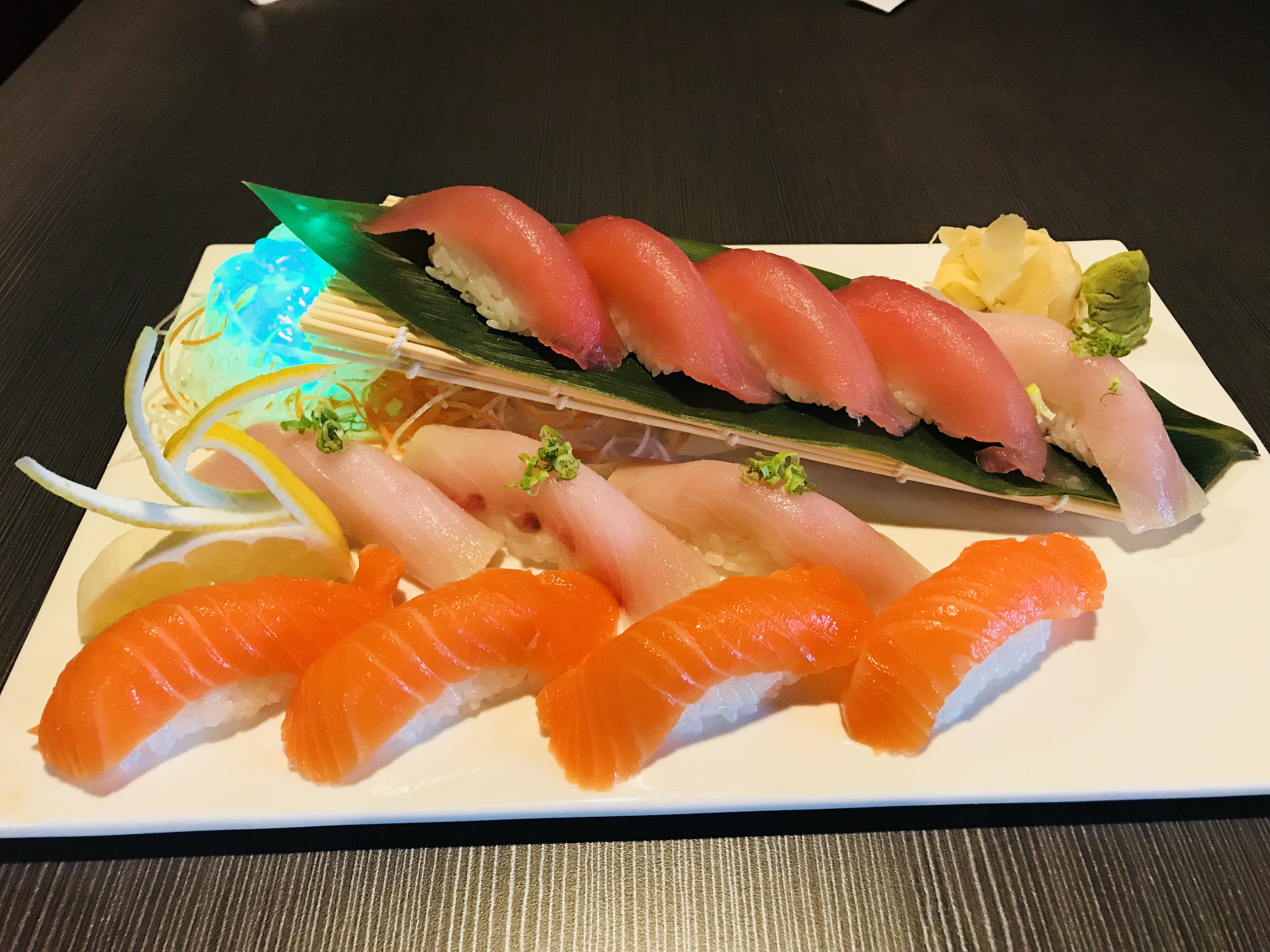 Order Tri-Color Sushi Combo Dinner food online from Mizu Asian Bistro store, Seekonk on bringmethat.com
