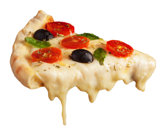 Order The Veggie Pizza Slice food online from Bosscat Wings store, San Francisco on bringmethat.com