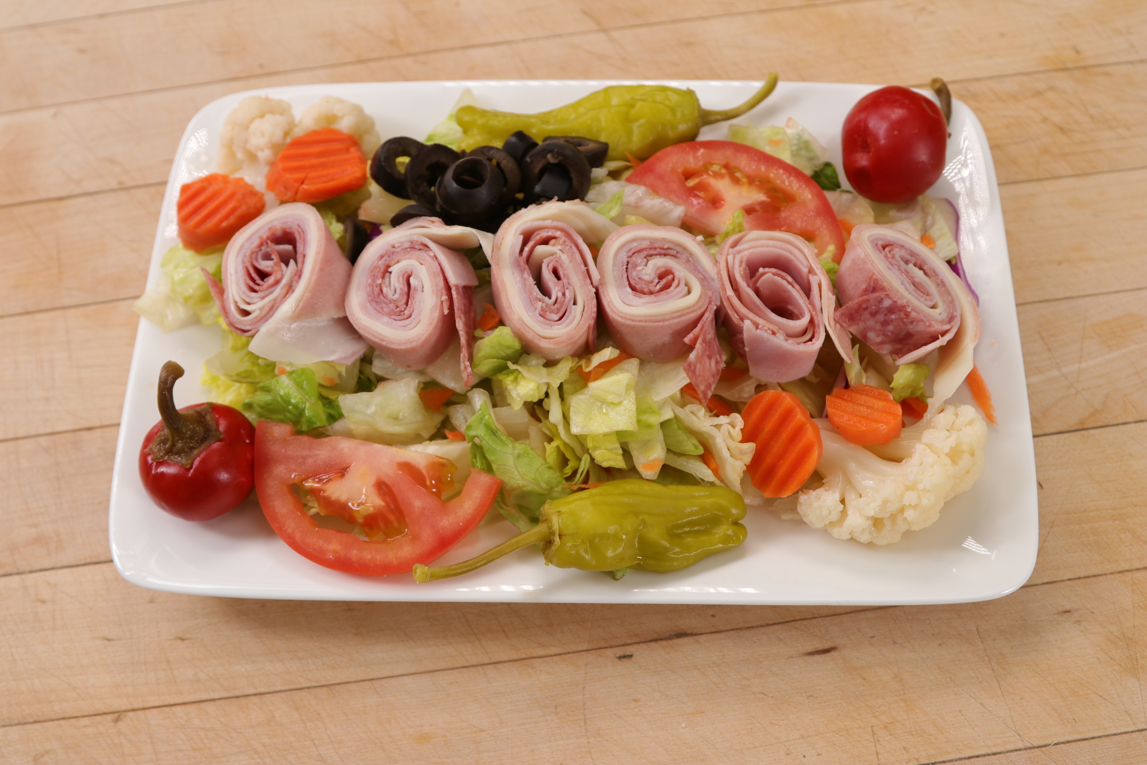 Order Mixed Antipasto Salad food online from Ameci Pizza & Pasta store, Lake Forest on bringmethat.com