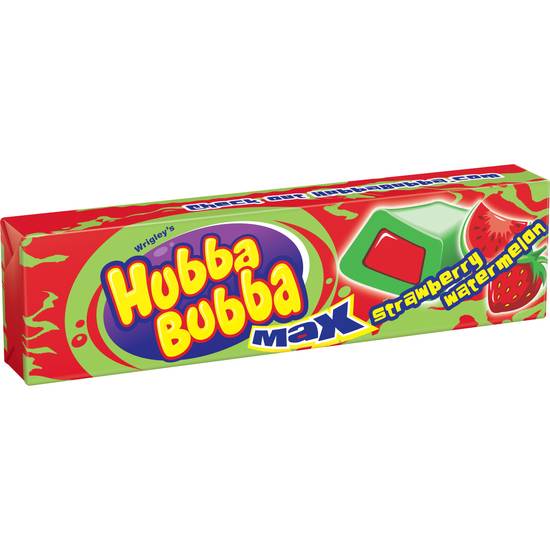 Order Hubba Bubba Max Bubble Gum Strawberry Watermelon (5 ct) food online from Rite Aid store, Eugene on bringmethat.com