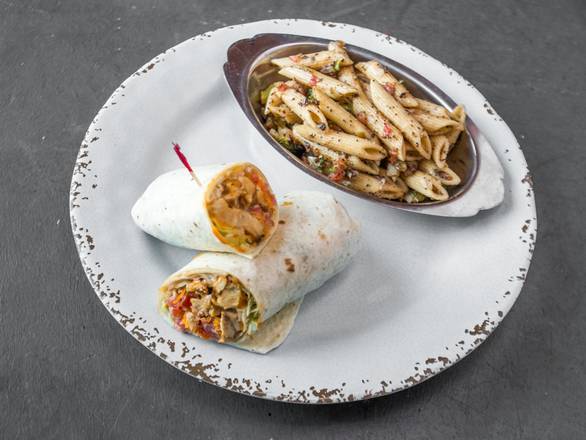 Order Friends Grilled Chicken Wrap food online from Friends American Grill store, Jefferson on bringmethat.com