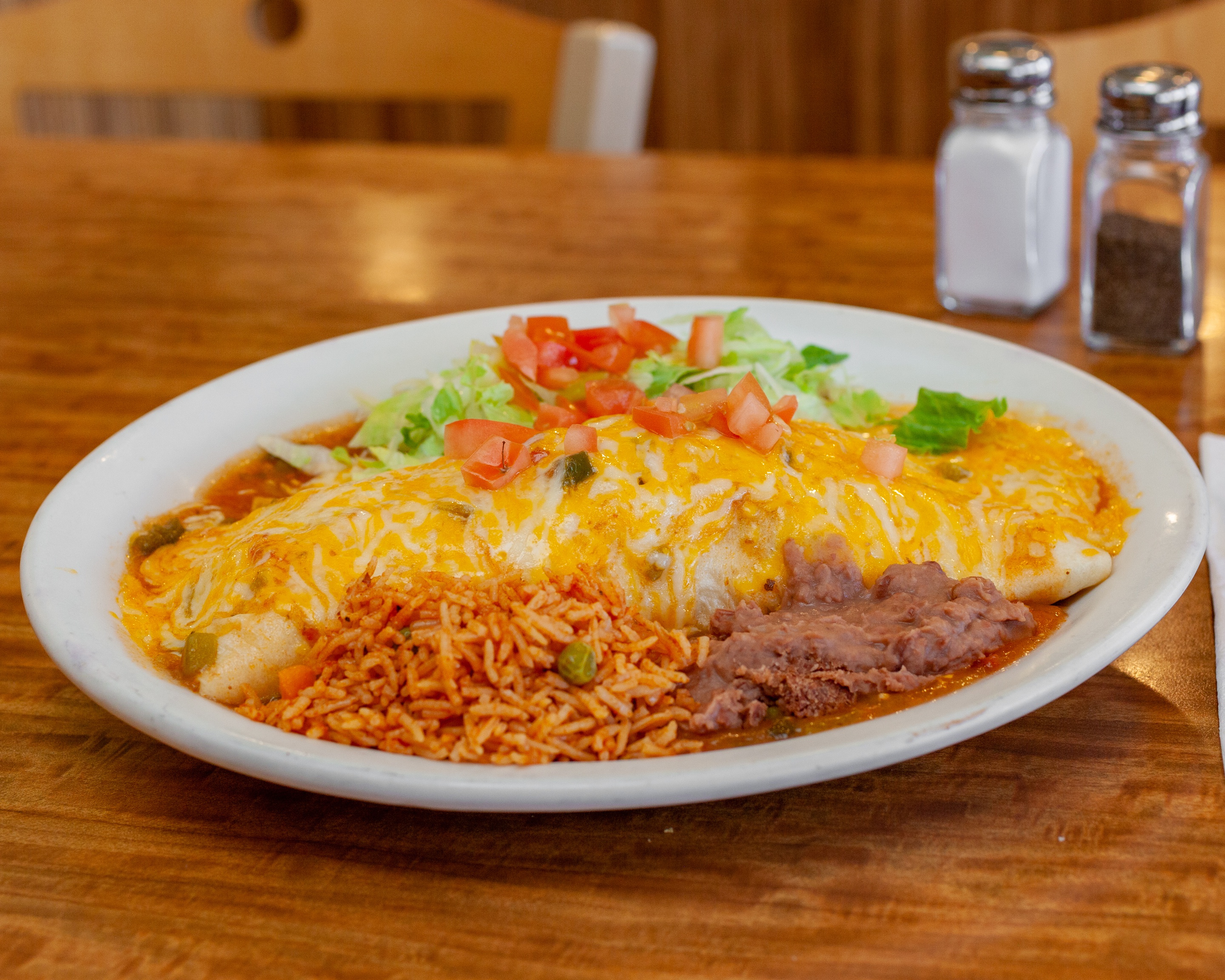 Order Burrito Platter food online from Stone Creek Cafe store, Englewood on bringmethat.com