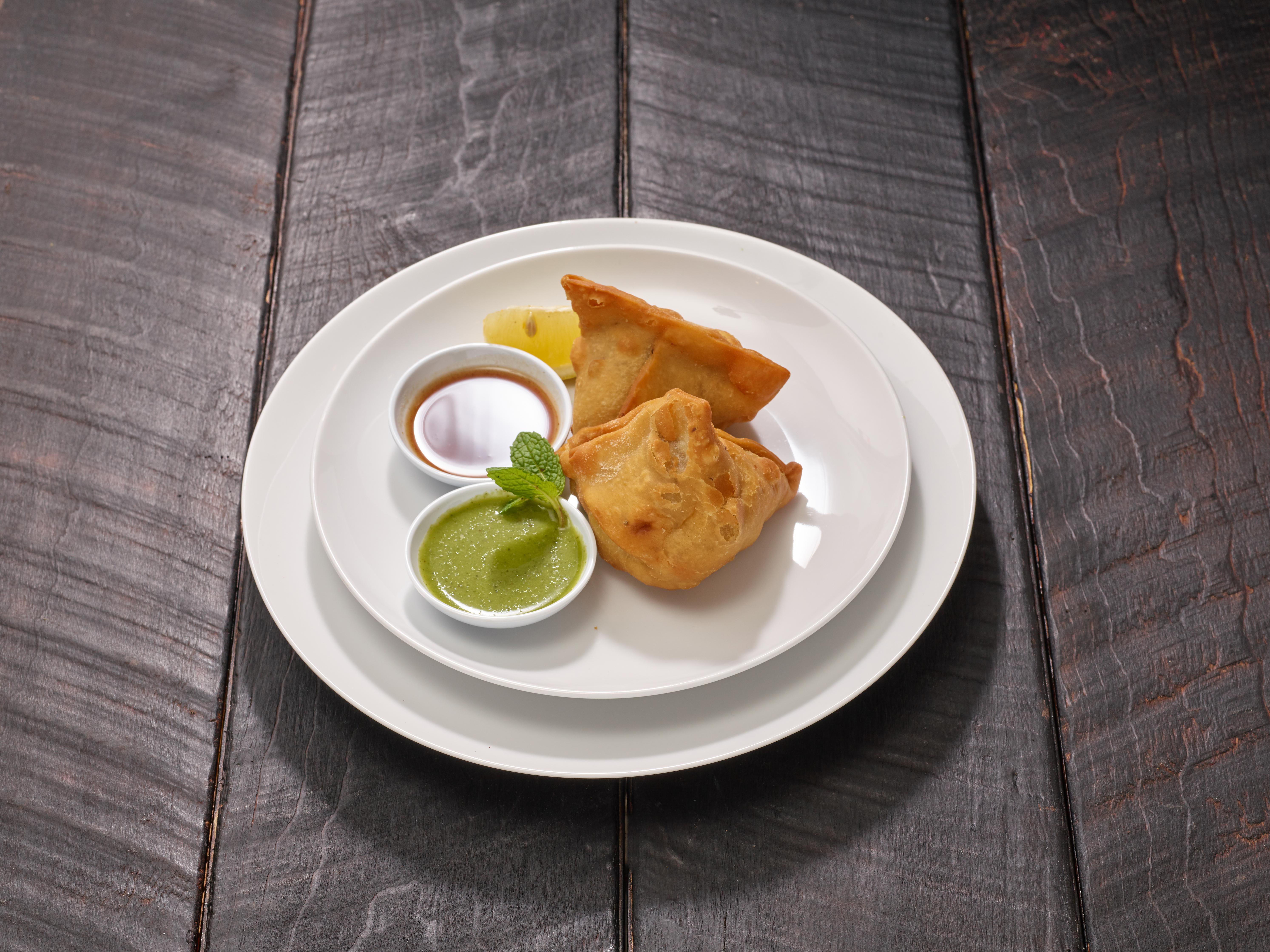Order #2. Vegetable Samosa (2 Pcs) food online from India Palace store, Alameda on bringmethat.com