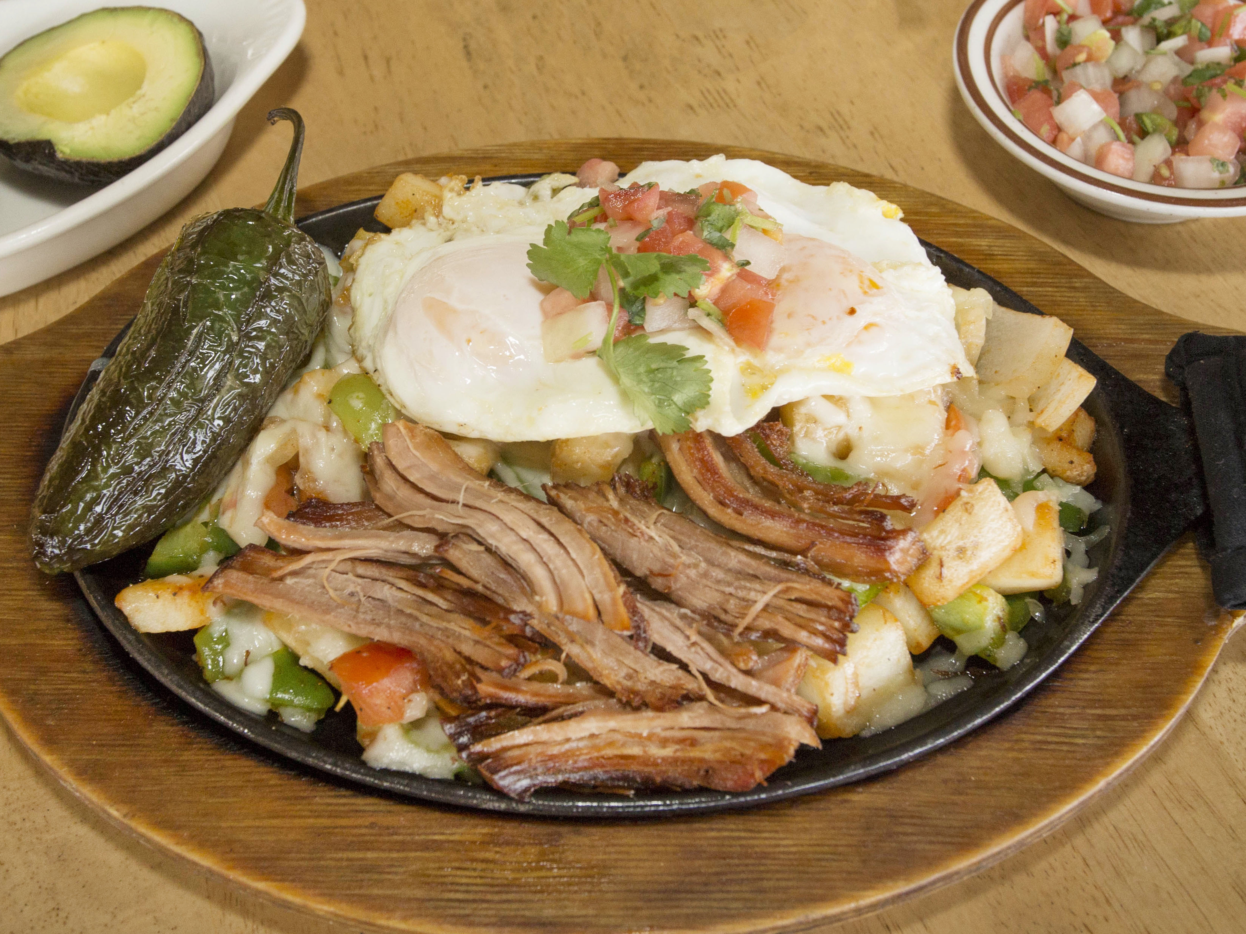 Order Carnitas and Eggs food online from Mi Ranchito store, La Verne on bringmethat.com