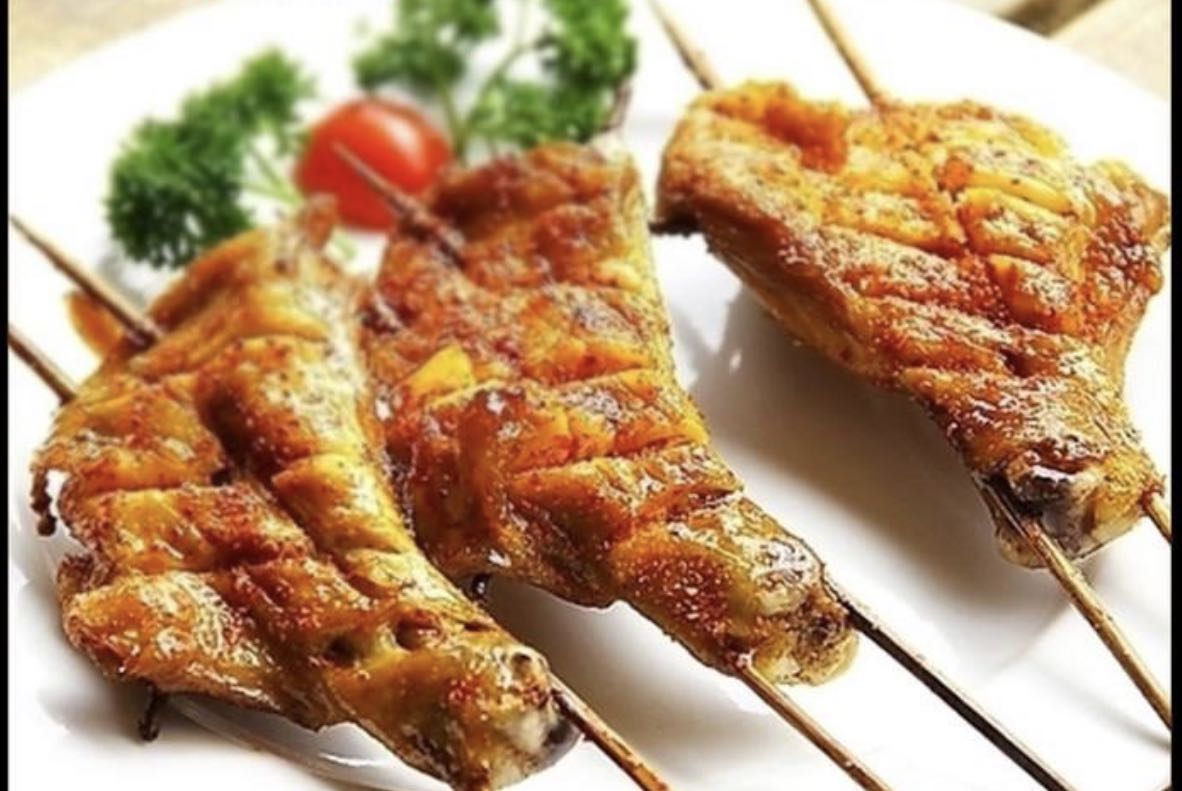 Order Chicken Wing Legs Skewer 雞翅根串 food online from Teppan Bbq store, Pittsburgh on bringmethat.com