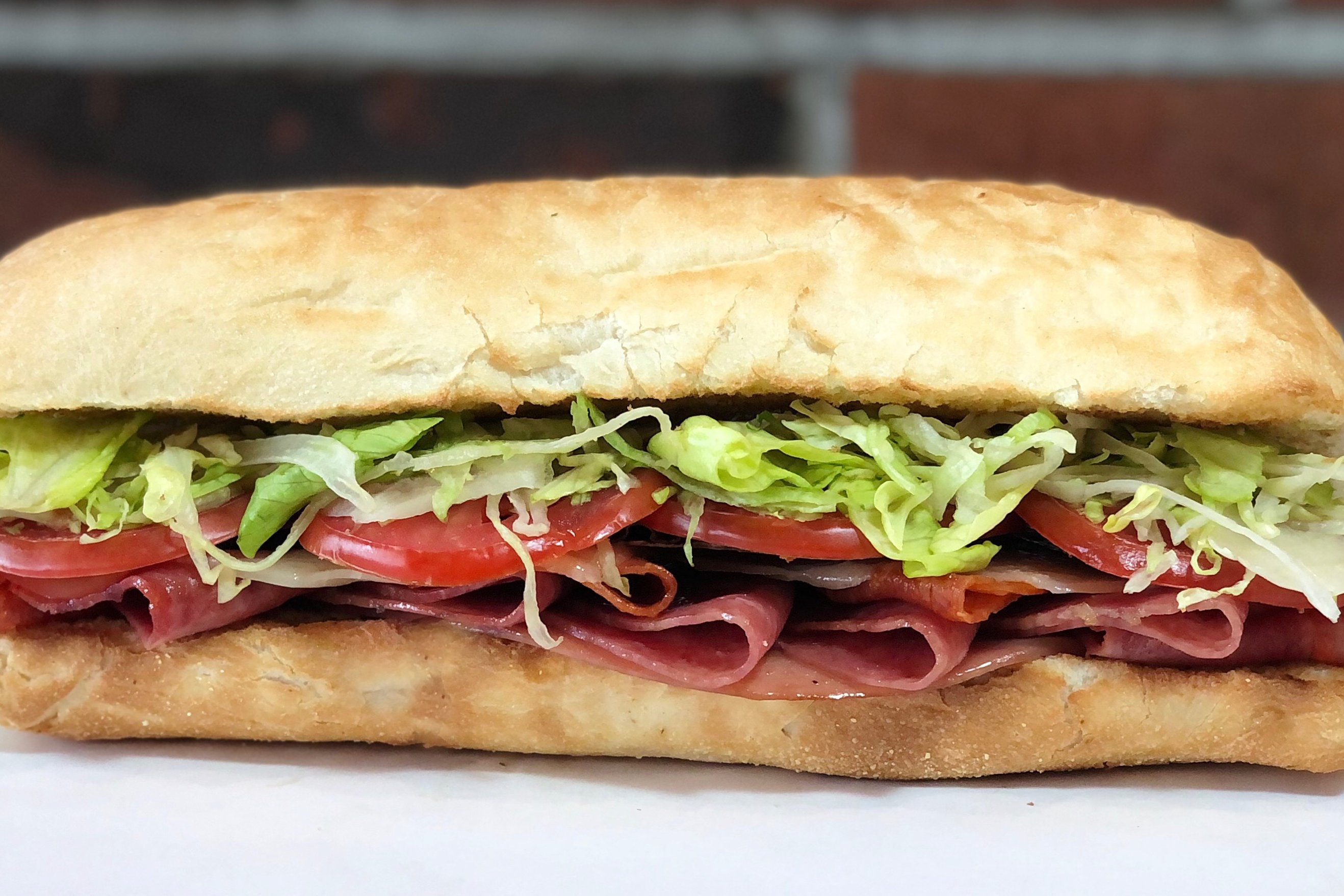 Order Large Italian Sub Sandwich food online from Stack Subs store, Lakewood on bringmethat.com