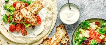Order HALLOUMI CHEESE WRAP food online from Taboon Mediterranean store, Long Beach on bringmethat.com