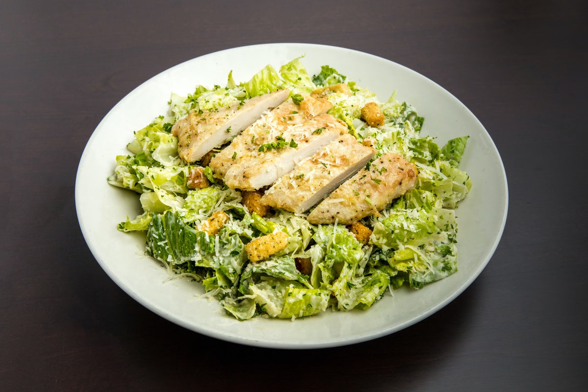 Order Chicken Caesar Salad food online from The Old Spaghetti Factory store, Fresno on bringmethat.com