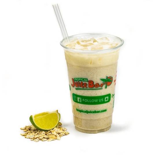 Order Lime & Oatmeal Juice food online from Tropical Juice Bar store, Passaic on bringmethat.com