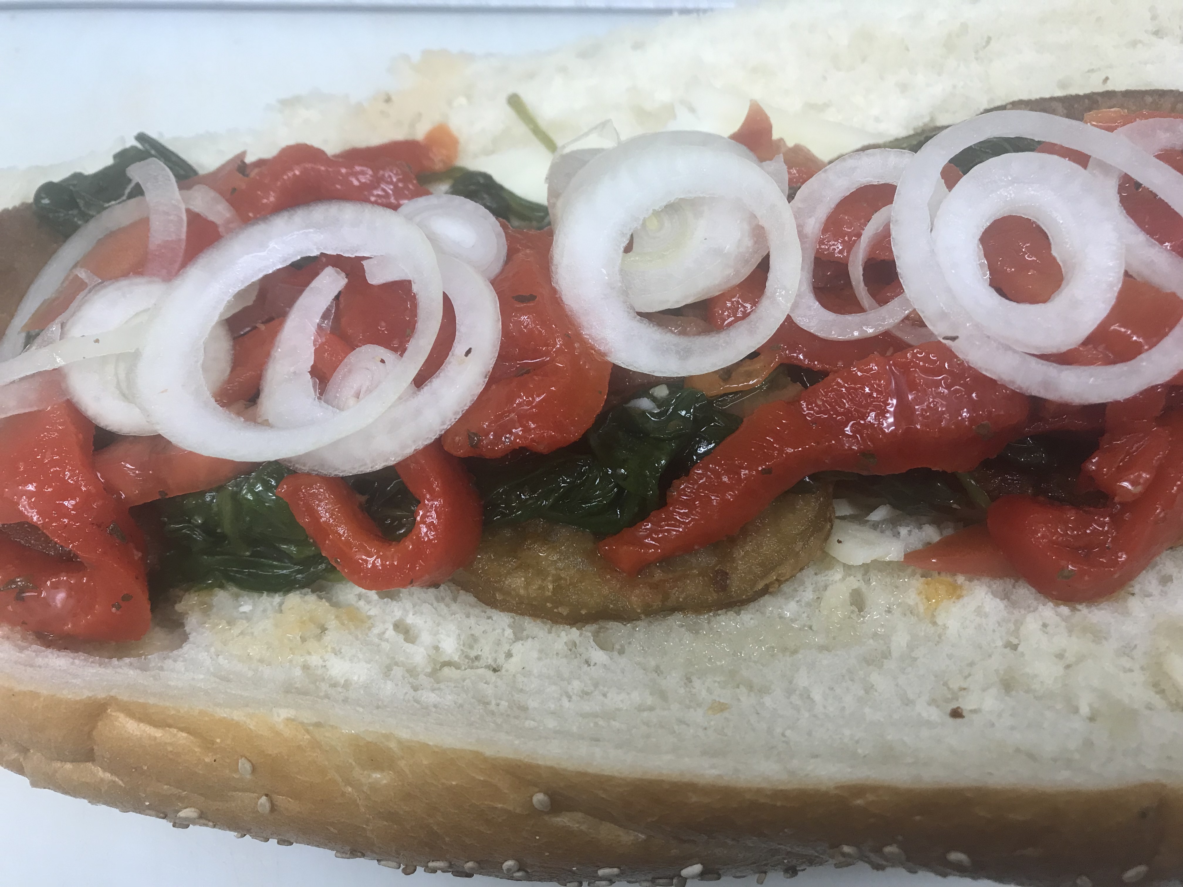 Order Veggie Eggplant Hoagie food online from Lennie Hoagies store, Philadelphia on bringmethat.com