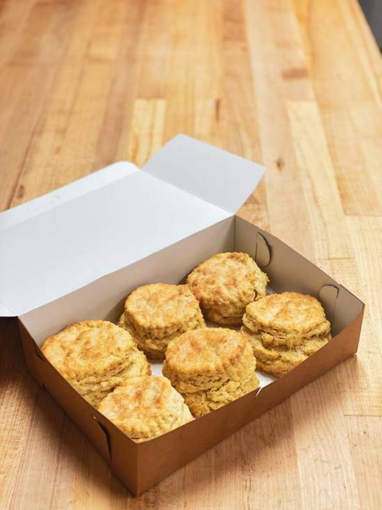 Order 1/2 Dozen Plain Flaky Biscuits food online from Maple Street Biscuit Company - Hamilton Place store, Johnson City on bringmethat.com