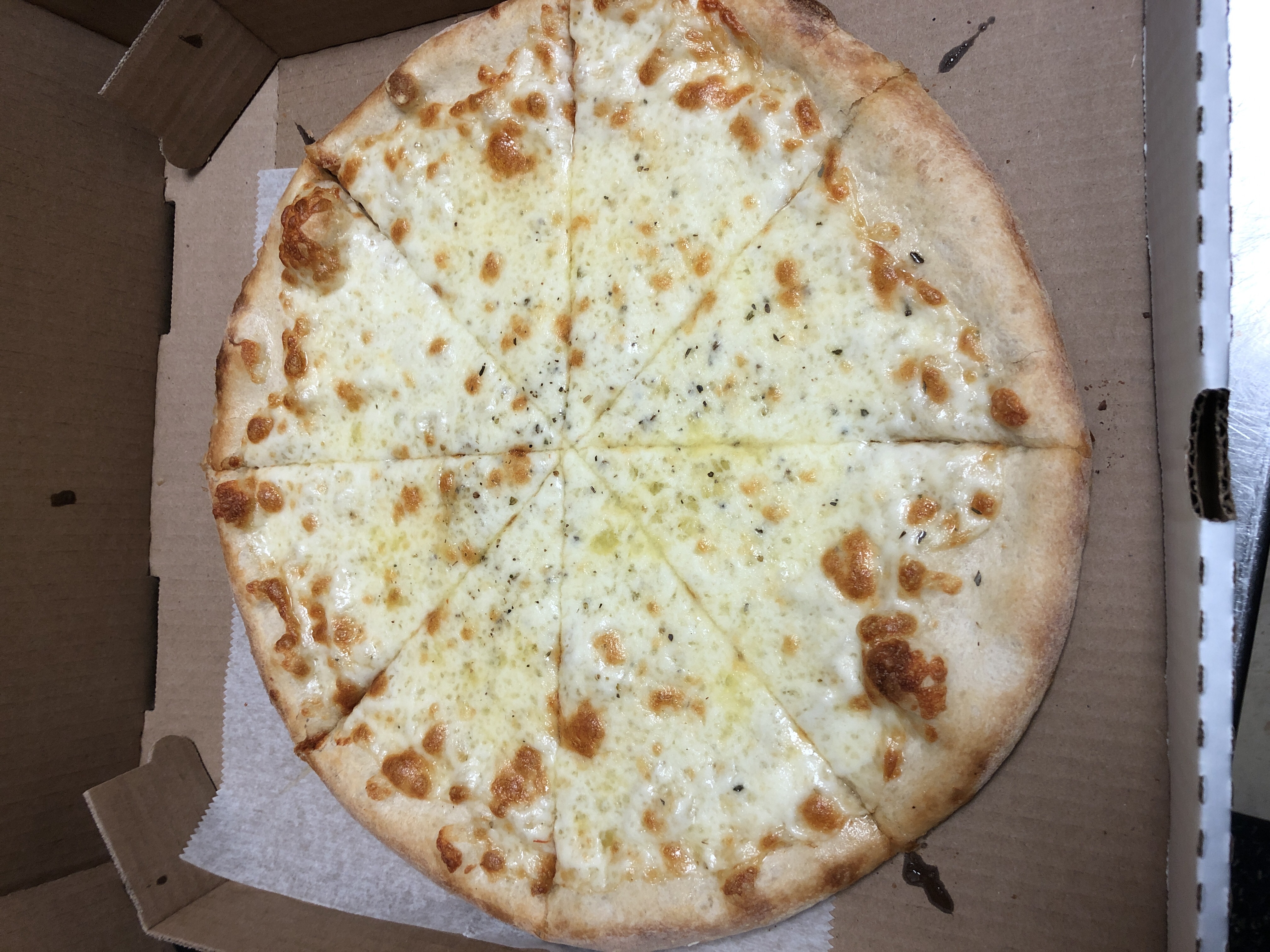 Order 2. White Pizza food online from Tonitos Pizza store, West Chester on bringmethat.com