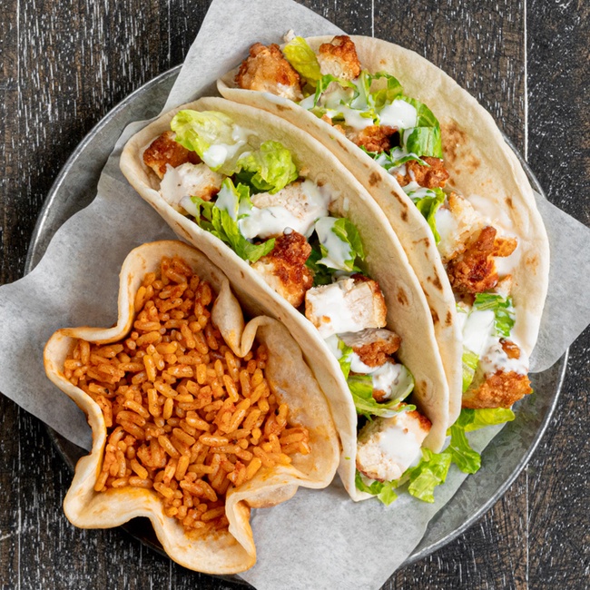 Order Rattlesnake Tacos food online from Buffalo's Southwest Cafe store, Macon on bringmethat.com