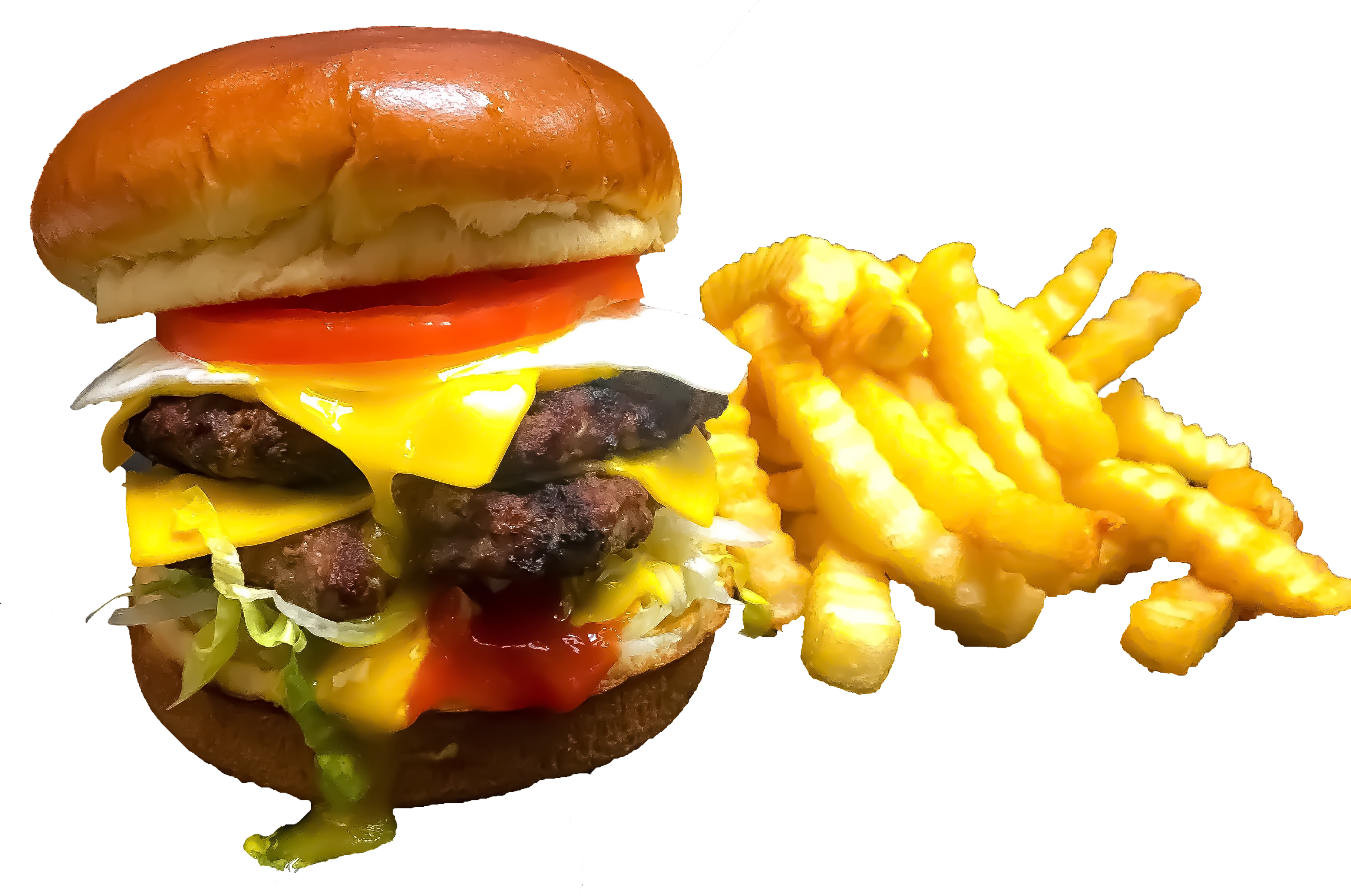 Order Double Burger food online from Stanley's Grill store, Chicago on bringmethat.com