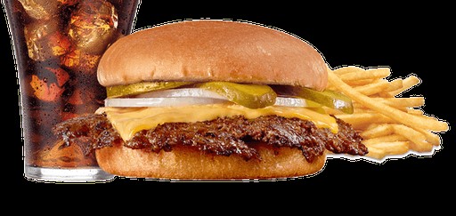 Order #2 Single Steakburger with Cheese Combo food online from Steak n Shake store, Henderson on bringmethat.com
