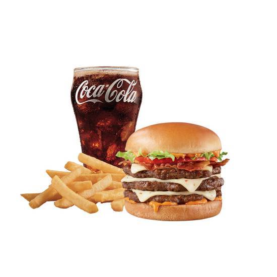 Order FlameThrower® 1/2lb* Triple Combo food online from Dairy Queen store, Enola on bringmethat.com