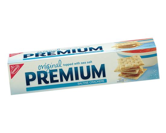 Order Nabisco Premium Saltine Crackers (4 oz) food online from Checkout Food Stores #47 store, Houston on bringmethat.com
