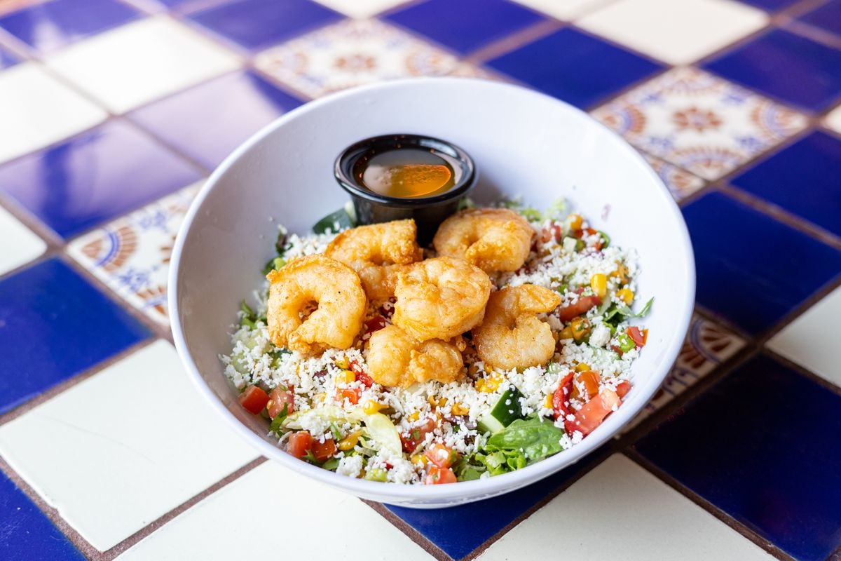 Order Coconut Shrimp Salad food online from Margaritas Mexican Restaurant store, Manchester on bringmethat.com