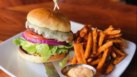 Order Cheeseburger food online from Sedona Taphouse store, lexington on bringmethat.com