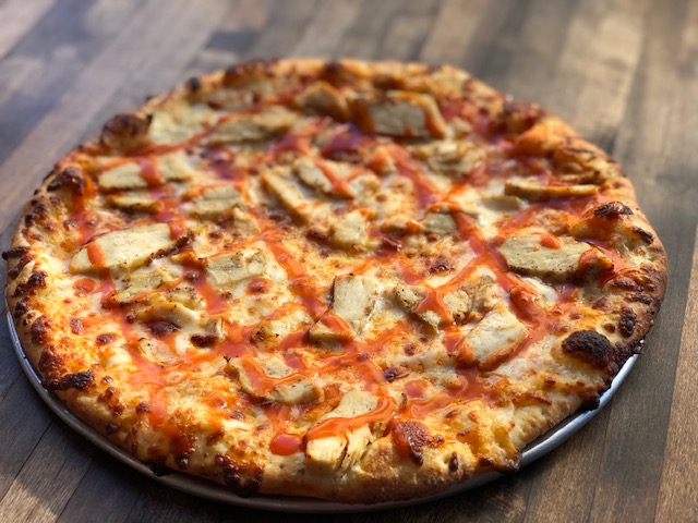 Order Buffalo Chicken Pizza food online from Pizanos Pizza store, Reno on bringmethat.com