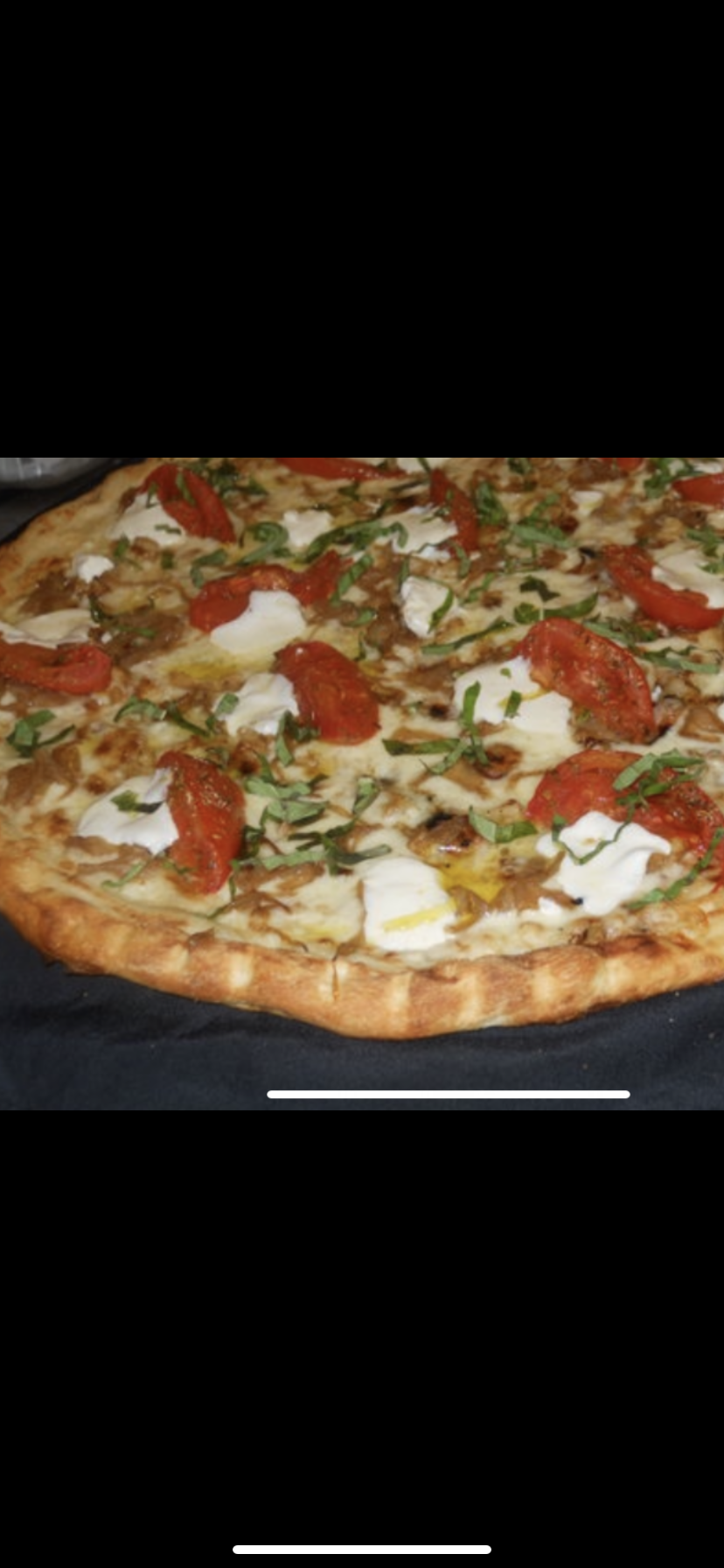 Order Tuscan Tomato Basil Pizza food online from Crazy dough's pizza co. (boston college) store, Brighton on bringmethat.com
