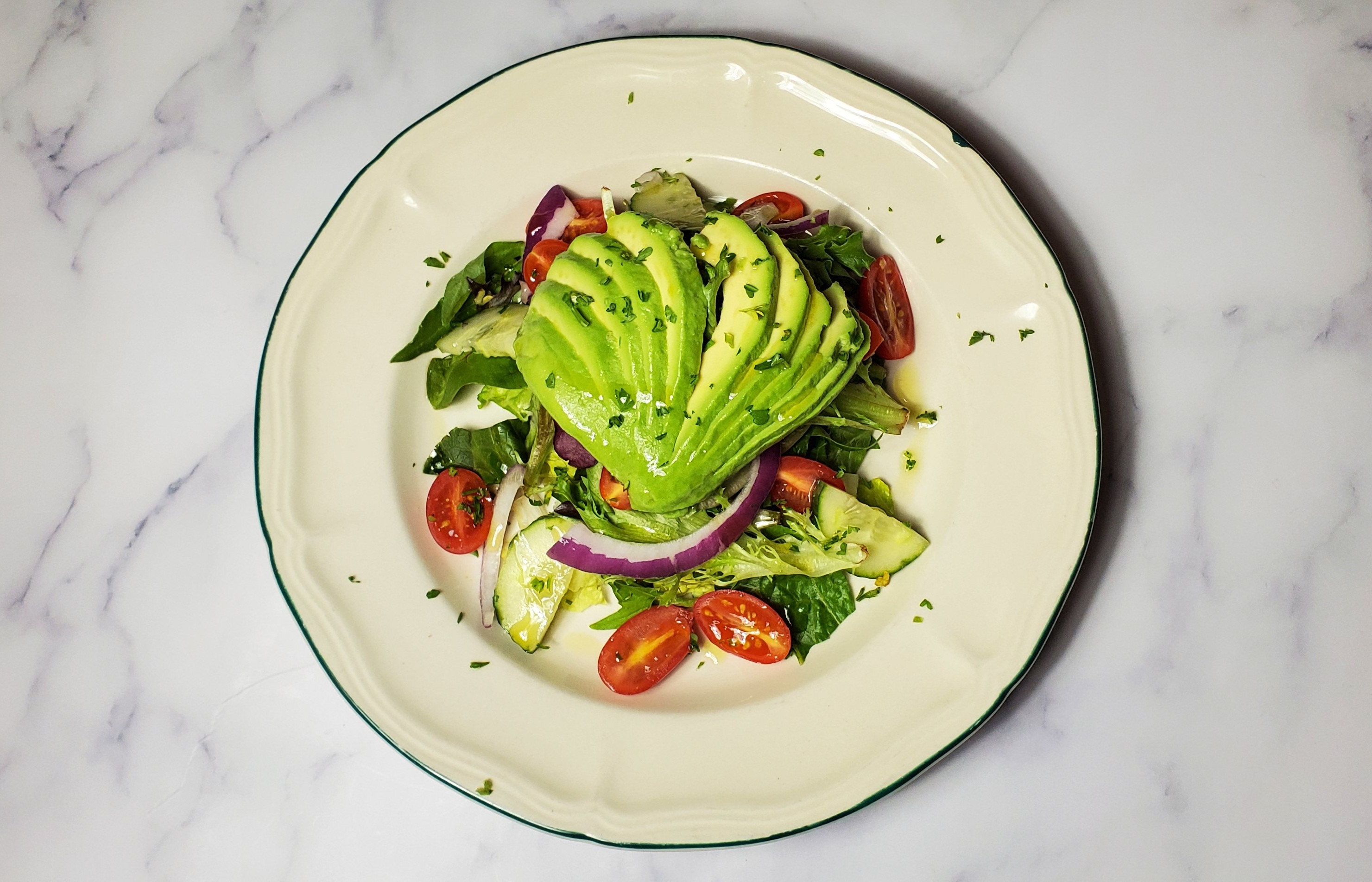 Order Avocado Salad food online from Due fratelli (forest hills) store, Forest Hills on bringmethat.com