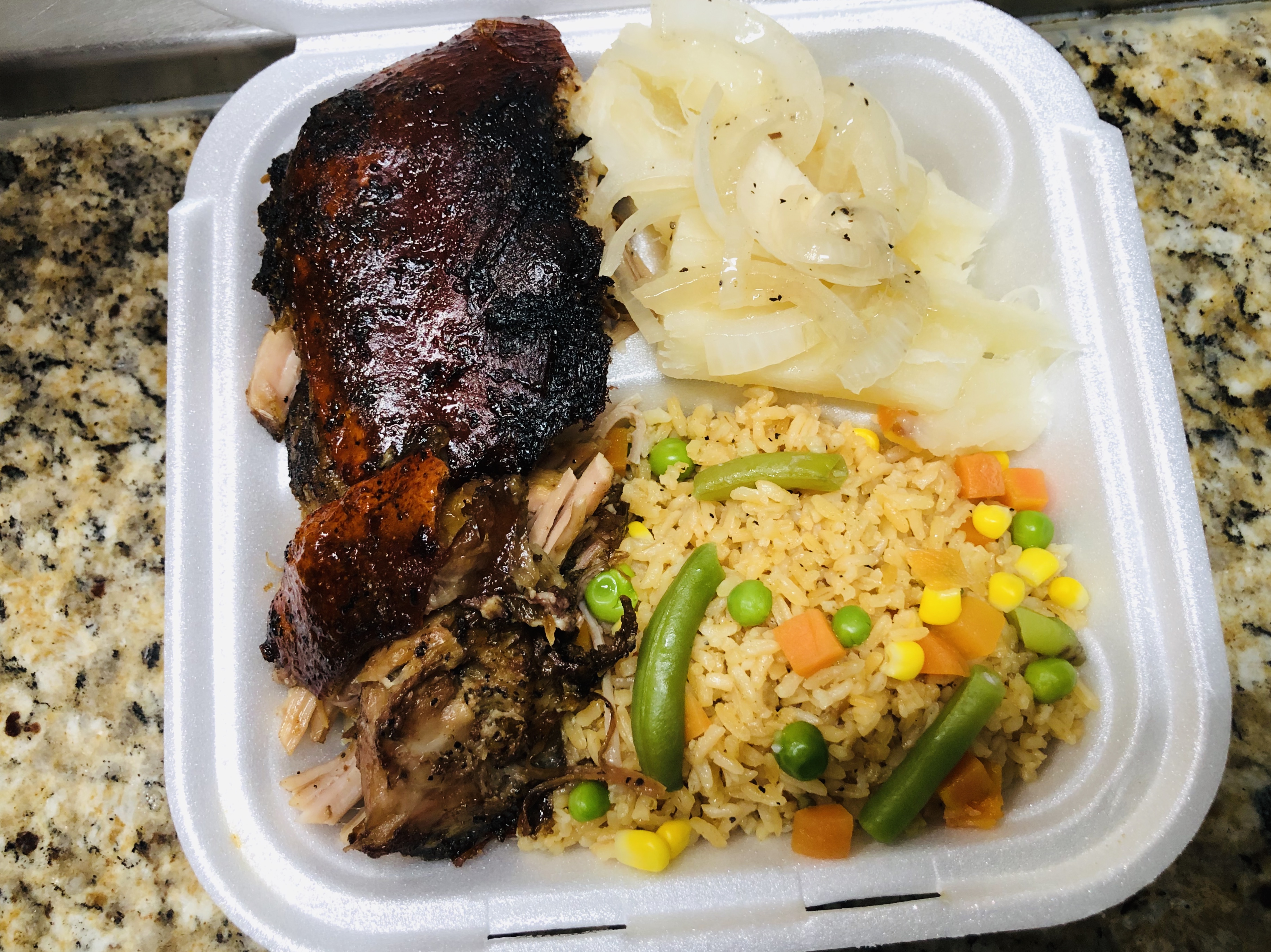 Order Roasted Pork food online from Caribbean Delight store, Clayton on bringmethat.com