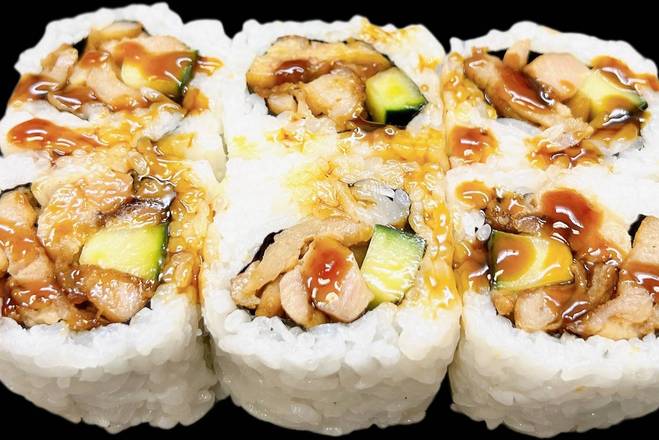 Order Chicken Teriyaki Roll food online from Oishi Teriyaki & Sushi store, Paramount on bringmethat.com