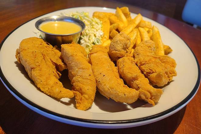 Order FRIED CHICKEN FINGERS PLATTER food online from 54th Street Grill & Bar - store, San Antonio on bringmethat.com
