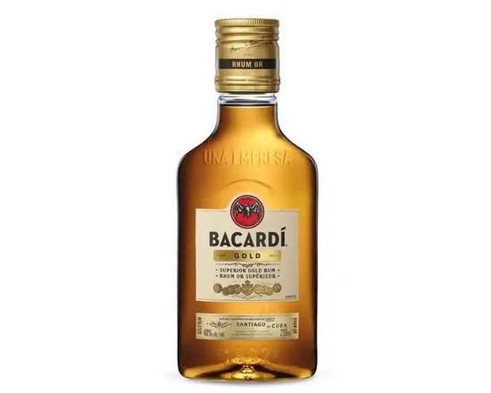Order Bacardi Gold, 200mL rum (40.0% ABV) food online from Tenderloin Liquor store, San Francisco on bringmethat.com