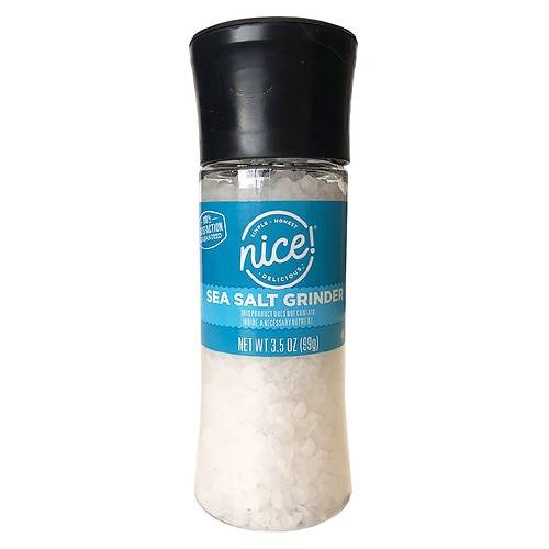 Order Nice! Sea Salt Grinder - 3.5 oz food online from Walgreens store, Oak Park Heights on bringmethat.com