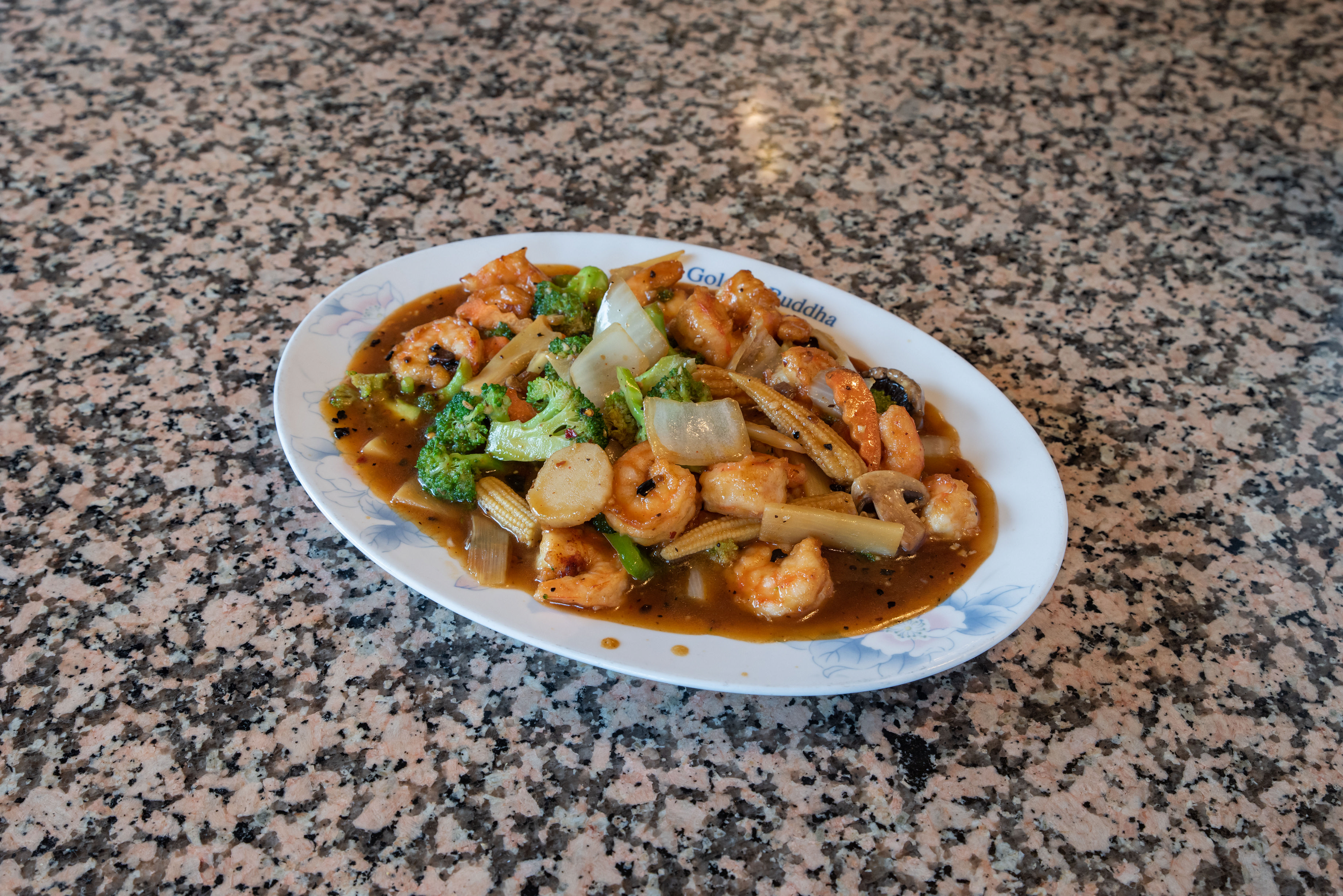 Order Hunan Shrimp food online from The Golden Buddha store, Decatur on bringmethat.com