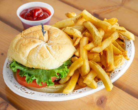 Order Cheeseburger food online from The Beach Plum store, Portsmouth on bringmethat.com